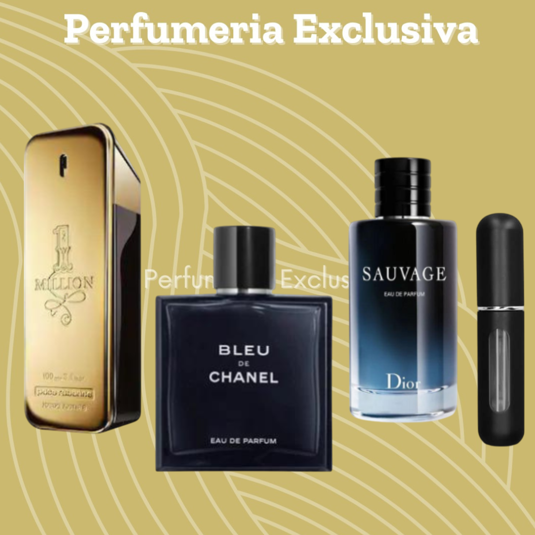 KIT(one million+bleu+sauvage+perfumero)